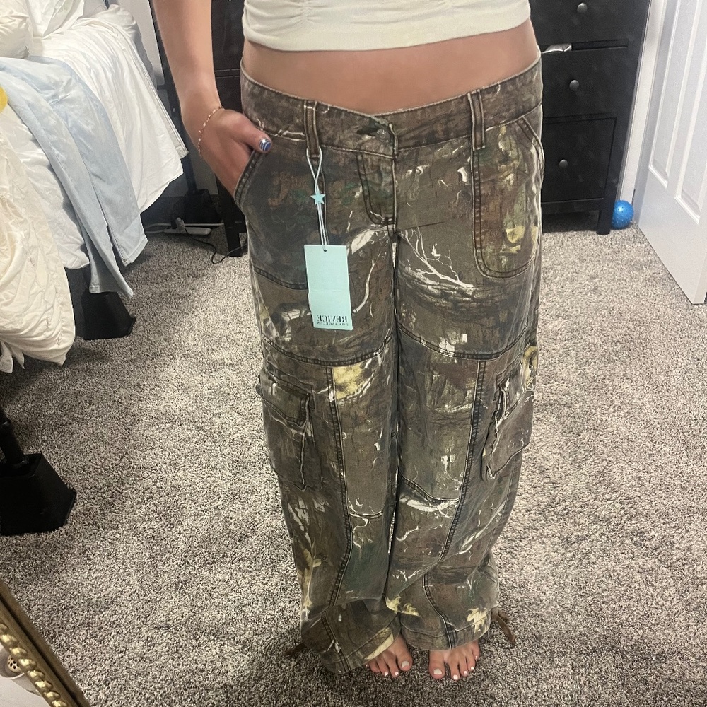 The Amelia Pant / Oakland Camo Jeans